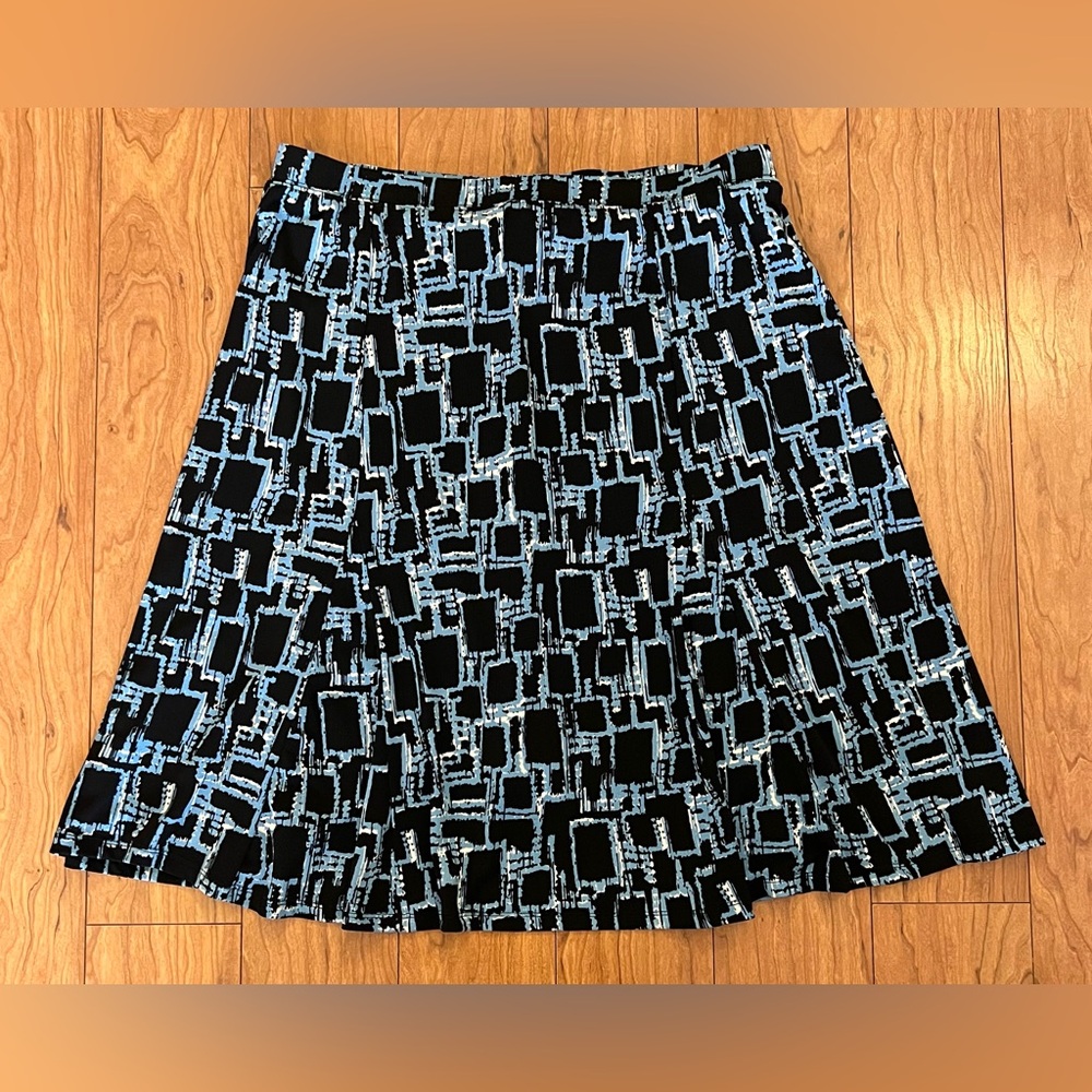 Jaclyn Smith Extra Large Women's Pull On Elastic Waist A Line Midi Skirt Career